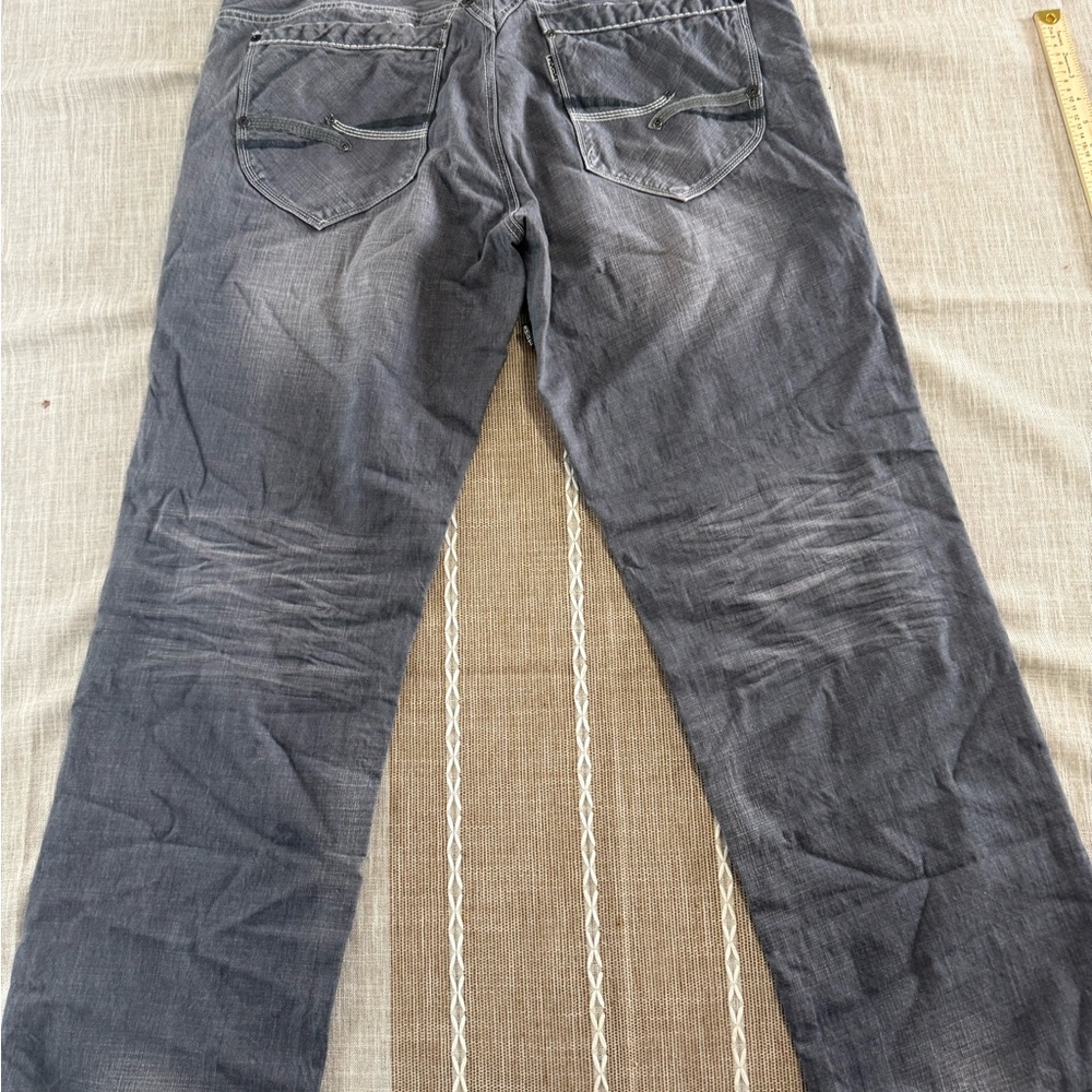 Parish Nation Men's Black Bootcut Jeans 42x34 - Picture 5 of 7